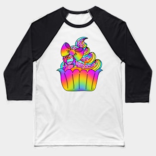 Rainbow Sprinkles - Purple Baseball T-Shirt